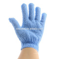 Diseño personalizado OEM ODM Guantes de fregar la ducha Guantes de baño exfoliante Mitten Dead Skin Cell Remover